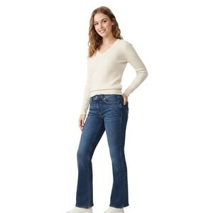 Carhartt Jeans Women's Size 8x32 Blue Traditional Fit Denim Workwear Pants Jeans